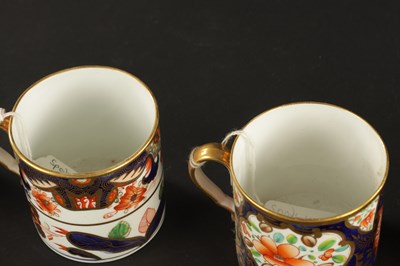 Lot 278 - A COLLECTION OF TEN EARLY 19TH CENTURY SPODE COFFEE CANS