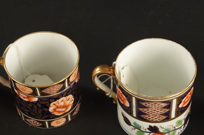 Lot 278 - A COLLECTION OF TEN EARLY 19TH CENTURY SPODE COFFEE CANS