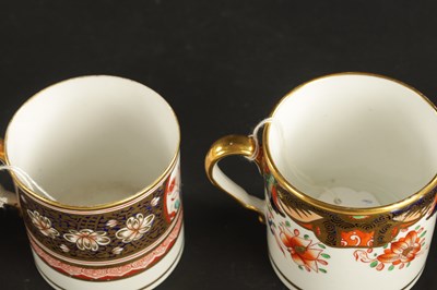Lot 278 - A COLLECTION OF TEN EARLY 19TH CENTURY SPODE COFFEE CANS