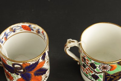 Lot 278 - A COLLECTION OF TEN EARLY 19TH CENTURY SPODE COFFEE CANS