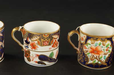 Lot 278 - A COLLECTION OF TEN EARLY 19TH CENTURY SPODE COFFEE CANS