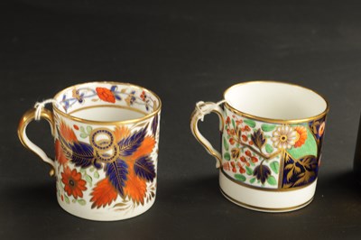 Lot 278 - A COLLECTION OF TEN EARLY 19TH CENTURY SPODE COFFEE CANS