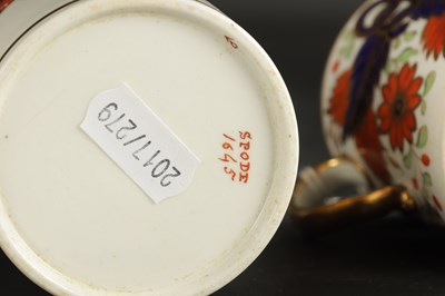 Lot 278 - A COLLECTION OF TEN EARLY 19TH CENTURY SPODE COFFEE CANS