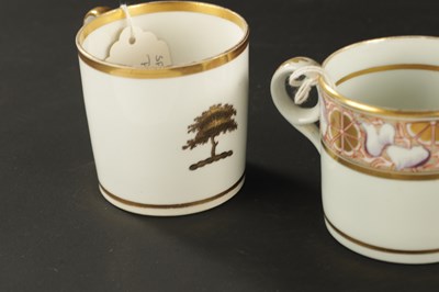 Lot 116 - A COLLECTION OF EIGHT EARLY 19TH CENTURY SPODE COFFEE CANS