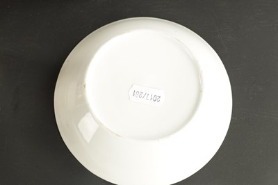 Lot 58 - A SPODE COFFEE CAN AND SAUCER TOGETHER WITH FOUR COFFEE CANS