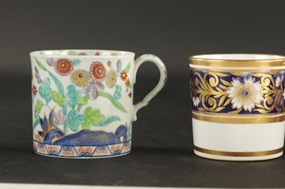 Lot 228 - A COLLECTION OF SIX PORCELAIN COFFEE CANS