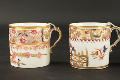 Lot 188 - A COLLECTION OF SIX EARLY 19TH CENTURY SPODE COFFEE CANS