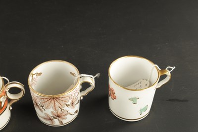 Lot 188 - A COLLECTION OF SIX EARLY 19TH CENTURY SPODE COFFEE CANS