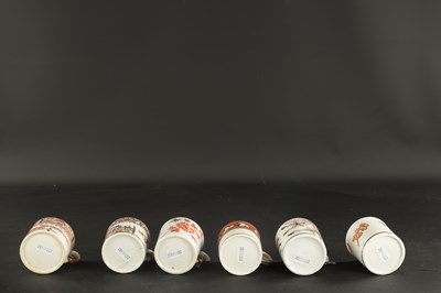 Lot 188 - A COLLECTION OF SIX EARLY 19TH CENTURY SPODE COFFEE CANS