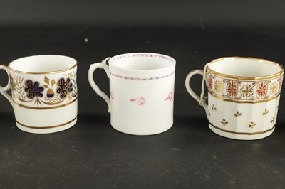 Lot 355 - FOUR HERCULANEUM PORCELAIN COFFEE CANS