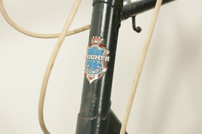 Lot 746 - A VINTAGE TRIUMPH TRAFFIC MASTER BICYCLE