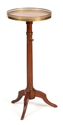 Lot 933 - A 19TH CENTURY FRENCH MAHOGANY ADJUSTABLE...