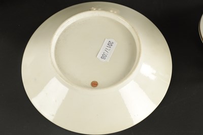 Lot 53 - A SPODE LONDON SHAPE CUP AND SAUCER PAINTED WITH FLOWERS CIRCA 1815 TOGETHER WITH ANOTHER