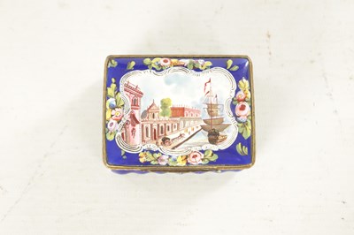 Lot 236 - A 19TH CENTURY FRENCH ENAMEL AND GILT METAL MOUNTED BOX