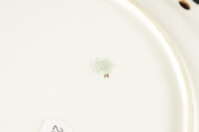 Lot 176 - THREE ENGLISH PORCELAIN PLATES