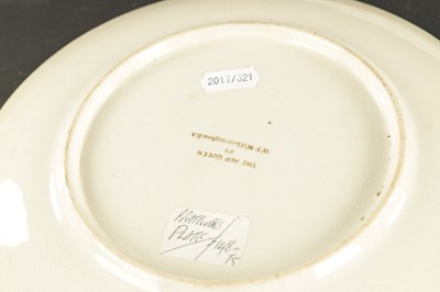 Lot A PAIR OF PRATTWARE PLATES CIRCA 1870