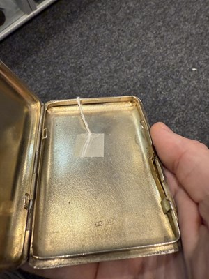 Lot 417 - A LATE 19TH CENTURY RUSSIAN SILVER AND SILVER GILT CIGARETTE CASE