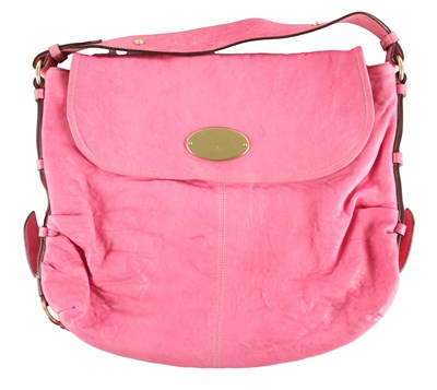 Lot 698 - A MULBERRY HAYDEN PINK LEATHER SHOULDER BAG