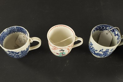 Lot 231 - THREE PIECES OF LATE 18TH CENTURY LIVERPOOL PORCELAIN