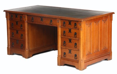 Lot 947 - GILLOWS, LANCASTER
 A MID 19TH CENTURY OAK...