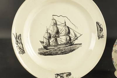 Lot 98 - THREE PIECES OF CREAMWARE