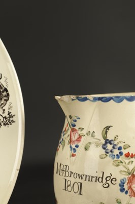 Lot 98 - THREE PIECES OF CREAMWARE
