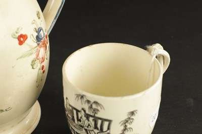 Lot 98 - THREE PIECES OF CREAMWARE