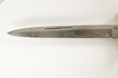 Lot 535 - A LATE 19TH CENTURY SILVER MOUNTED BONE HANDLED LOCKING POCKET KNIFE