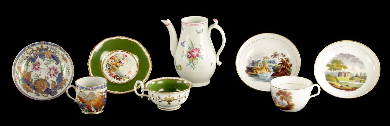 Lot 401 - A COLLECTION OF EARLY 19TH CENTURY ENGLISH PORCELAIN