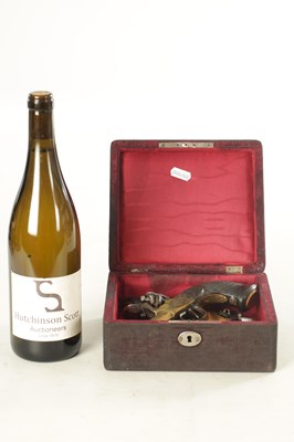 Lot 519 - BOUTET A VERSAILLES. A PAIR OF EARLY 19TH CENTURY FRENCH BRASS FLINTLOCK PISTOLS