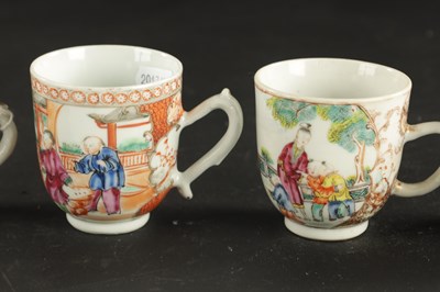 Lot 403 - SEVEN CHINESE PORCELAIN CUPS