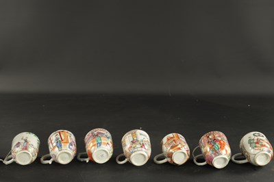 Lot 403 - SEVEN CHINESE PORCELAIN CUPS