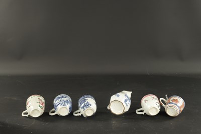 Lot 196 - A COLLECTION OF FIVE CHINESE PORCELAIN CUPS CIRCA 1760