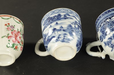 Lot 196 - A COLLECTION OF FIVE CHINESE PORCELAIN CUPS CIRCA 1760