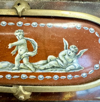Lot 661 - A FINE LATE 19TH CENTURY VIENNESE ENAMEL, TORTOISESHELL AND SILVER MOUNTED TABLE CASKET BY KARL ROESSLER, AUSTRIA