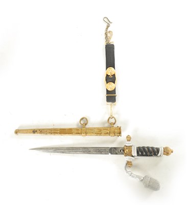 Lot 534 - A RARE GERMAN WWII THIRD REICH WATER PROTECTION POLICE DAGGER