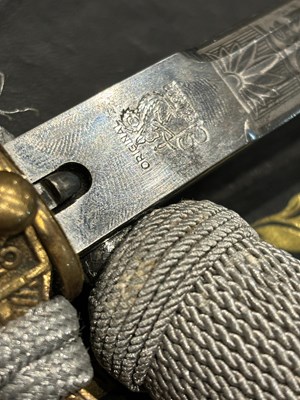 Lot 534 - A RARE GERMAN WWII THIRD REICH WATER PROTECTION POLICE DAGGER