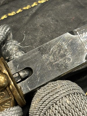 Lot 534 - A RARE GERMAN WWII THIRD REICH WATER PROTECTION POLICE DAGGER