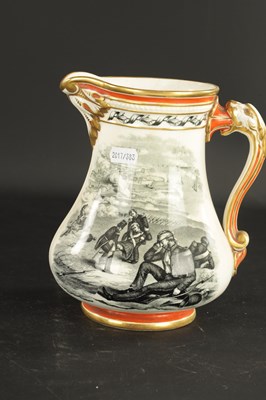 Lot 36 - A SAMUAL ALCOCK ROYAL PATRIOTIC JUG 1855