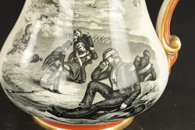 Lot 36 - A SAMUAL ALCOCK ROYAL PATRIOTIC JUG 1855