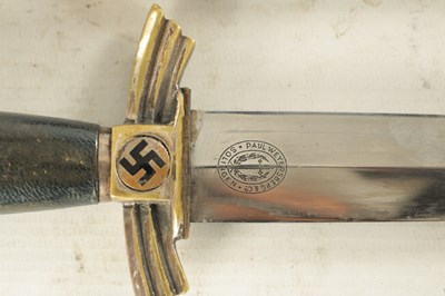 Lot 561 - A WWII THIRD REICH GERMAN DLV / NSFK FLYERS KNIFE