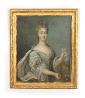 Lot 940 - AFTER HTE RIGAUD. AN 18TH CENTURY PASTEL