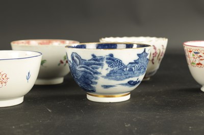 Lot 238 - A COLLECTION OF ELEVEN ENGLISH PORCELAIN TEA BOWLS