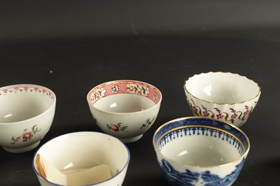 Lot 238 - A COLLECTION OF ELEVEN ENGLISH PORCELAIN TEA BOWLS