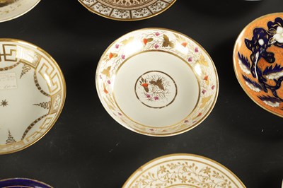 Lot 236 - A COLLECTION OF TWENTY-THREE 19TH CENTURY ENGLISH PORCELAIN SAUCERS