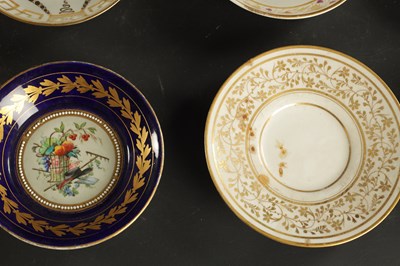 Lot 236 - A COLLECTION OF TWENTY-THREE 19TH CENTURY ENGLISH PORCELAIN SAUCERS