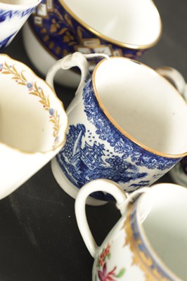 Lot 237 - A COLLECTION OF TWENTY-FIVE 19TH / 18TH CENTURY ENGLISH PORCELAIN TEA CUPS