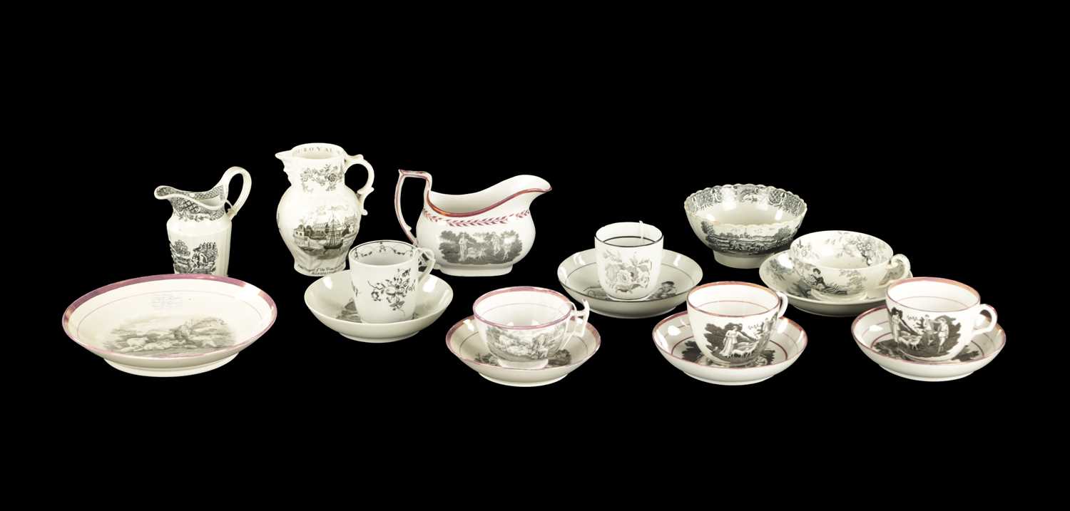 Lot 391 - A COLLECTION OF EARLY 19TH CENTURY ENGLISH BONE CHINA