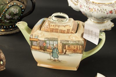 Lot 306 - A COLLECTION OF ELEVEN 19TH CENTURY TEAPOTS