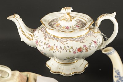 Lot 306 - A COLLECTION OF ELEVEN 19TH CENTURY TEAPOTS